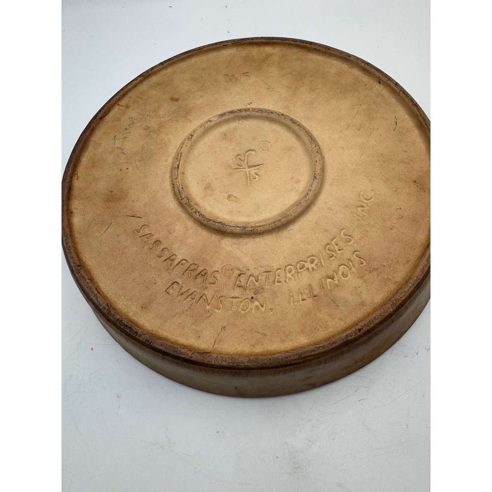 Sassafras Enterprises Stoneware Deep Dish Pizza Stone Baking Pan 3615